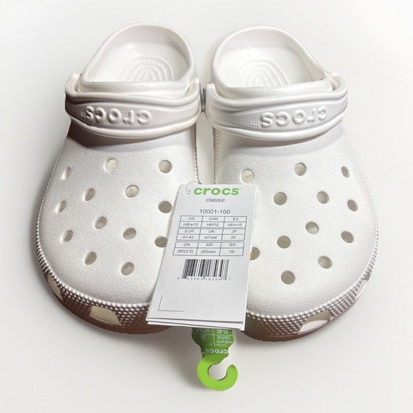 CROCS Other - Crocs Classic Clogs Men's 8-Women's 10 In White